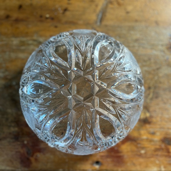 Antique Crystal Punch Bowl - Picture 7 of 10